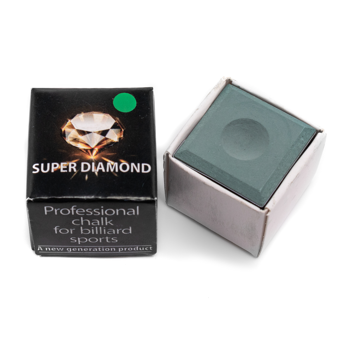 Крейда для більярду «SUPER DIAMOND» зелений (1 шт.)