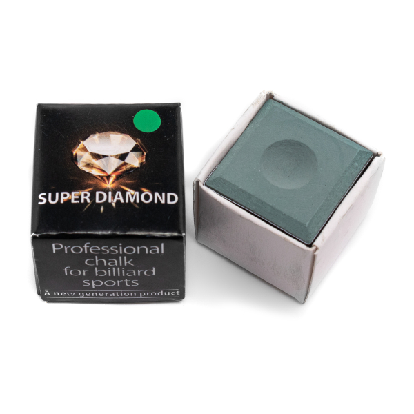Крейда для більярду «SUPER DIAMOND» зелений (1 шт.)